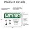 Signmission Shower And Eyewash Do Not Block With Symbol, 14 in W x Rectangle, Vinyl Decal OS-2PACK-SF-D-1014-L-10976 - alternate 5